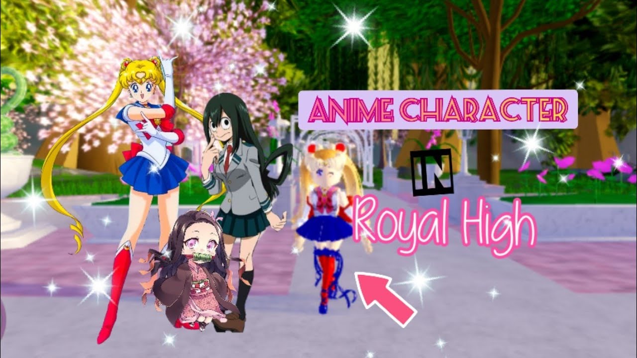 Recreating Anime Characters In Royal High Roblox Youtube - roblox anime character outfits