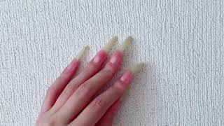 My natural long bare nails