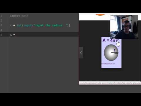 Using the math library - converting equations to code - python 3.4