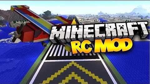 Minecraft: RC MOD! (Remote Controlled Planes!) | Mod Showcase
