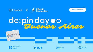 🔴 LIVE: DePIN Day Buenos Aires by Fluence & Filecoin // Nov 18, 2025