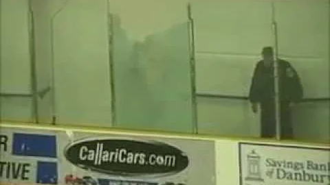 Cody Ayers' Shot Breaks Glass in Danbury