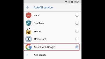How to change autofill service on Samsung phone