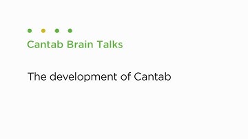 The Development of CANTAB