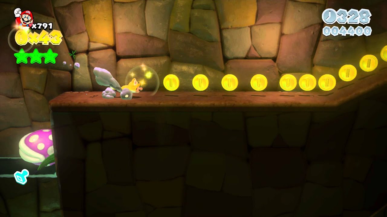 Yoshi Egg Thursdays: Super Mario 3D World 4-2 secret pipe!!!