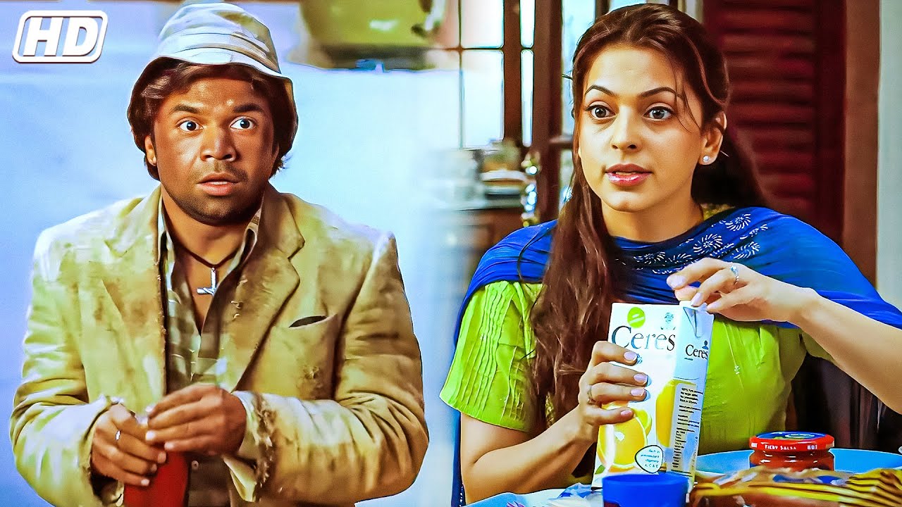 मैडम मुझे दारू के साथ पिने के लिए चखना दोगी | Juhi Chawla, Rajpal Yadav Blockbuster Movie Scene