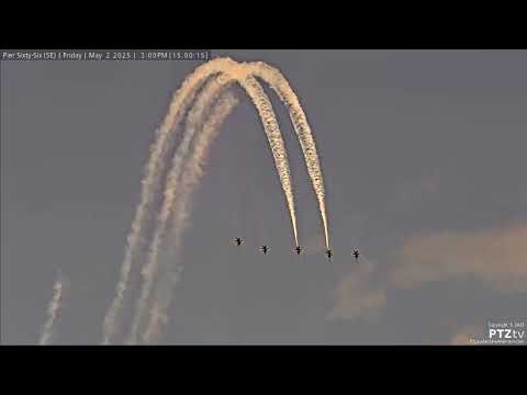 BLUE ANGELS Practice for the Fort Lauderdale Air Show 5/2/2025