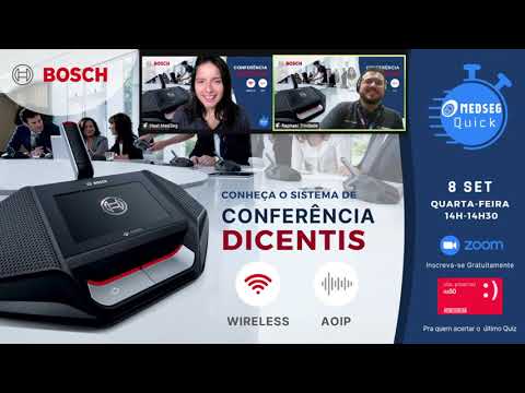 Medseg Quick 25 - Sistemas de Conferências DICENTIS Bosch