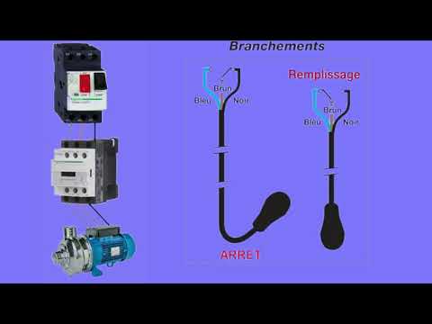 Vidéo: Relais marche à sec pour pompe : schéma de raccordement, principe de fonctionnement, réglage