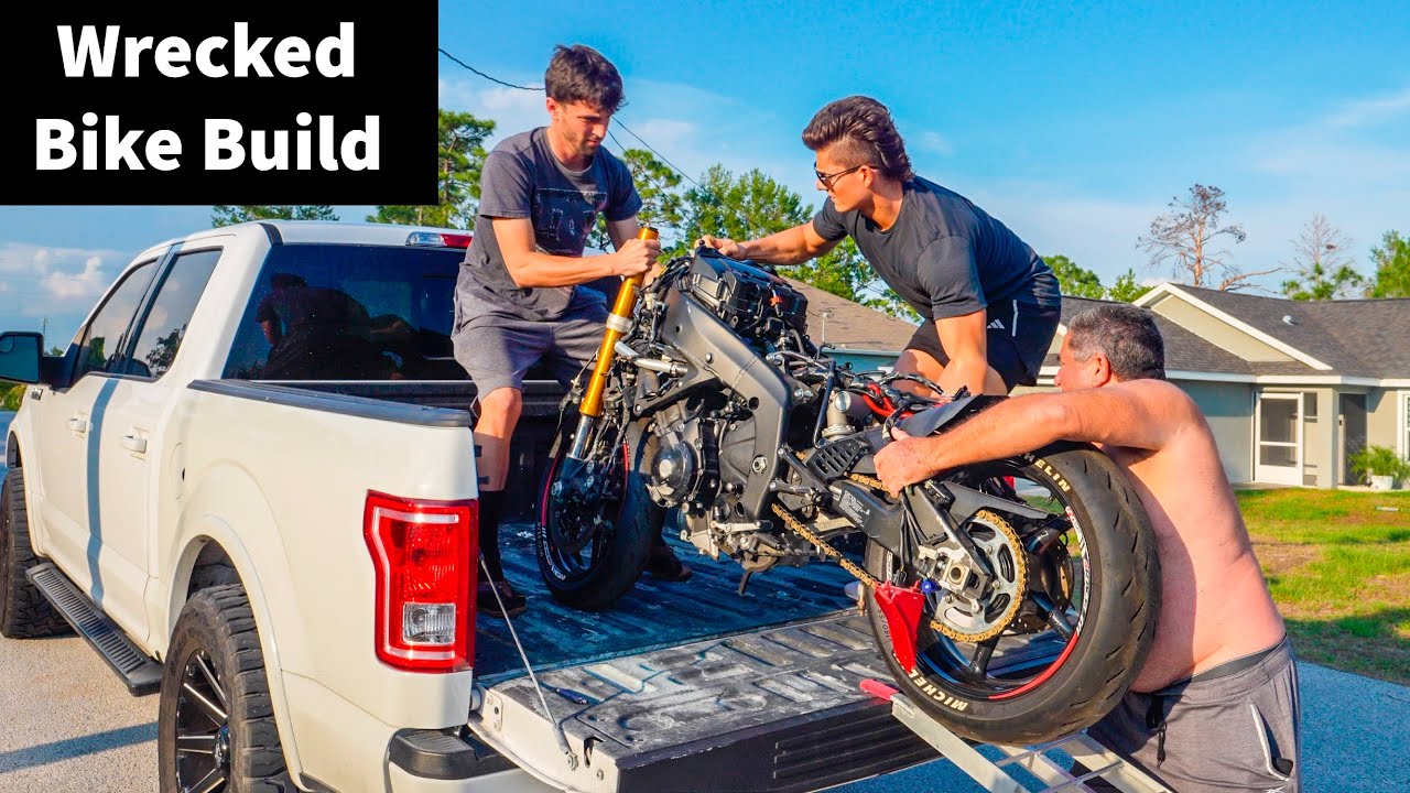 Wrecked R6 Buying A Wrecked 2018 Yamaha R6 - YouTube
