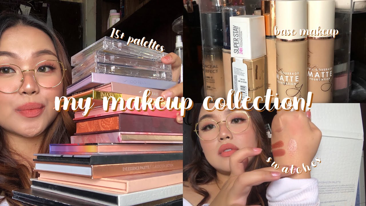 ✧･ﾟ:*  my makeup collection  *:･ﾟ✧ (part one) ♡ foundation, blushes & eyeshadow | philippines