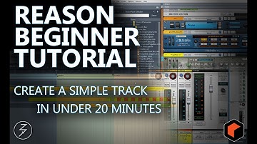 Reason Beginner Tutorial - Ep. 1 - Create a simple track in under 20 minutes