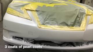Automotive Paint/Spraying Waterborne Pearl White 2008 Lexus ES 350