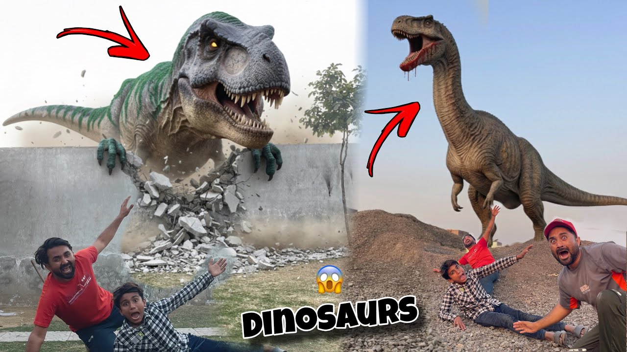 Achanak DINOSAURS Zoo Mein A Gaye🦖😱Hmaray Peechay