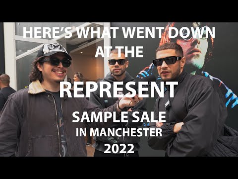 Here's What Went Down At The Represent Sample Sale In Manchester 2022
