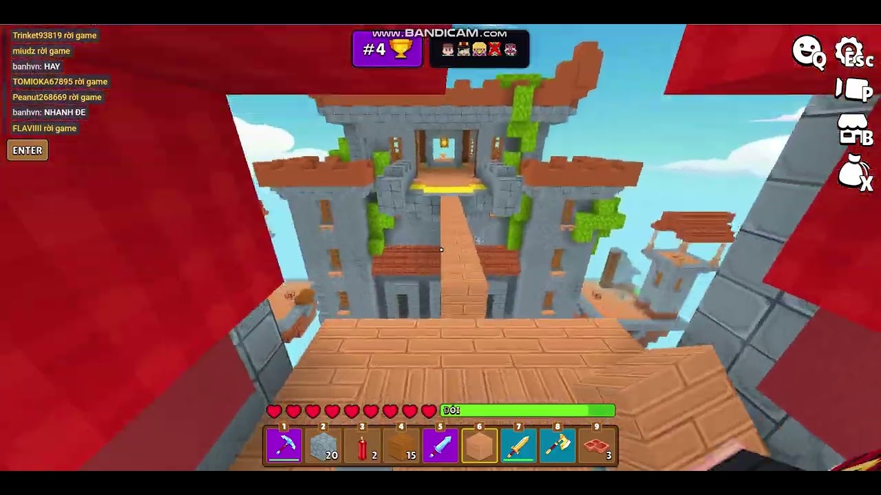 Sky wars pvp vs phong và banh