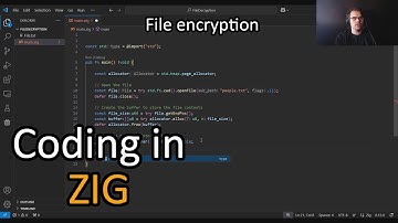 Coding in Zig: Encrypting a file (XOR cipher)
