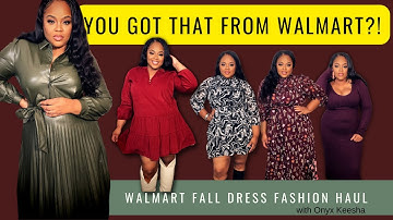 Fall Dress Fashion Haul  2022 | Walmart clothing | Affordable Fashion | Plus Size & Mid Size Fashion