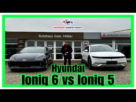 Vergleich Hyundai Ioniq 6 vs Hyundai Ioniq 5🤔die Qual der Wahl🤷‍♂️