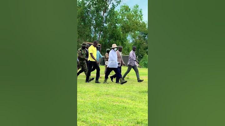 Museveni makes his SFC bodyguards sweat to match his speed