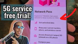 How to set up a 3 Month trial with T-Mobile? eSim Network Pass Tutorial.