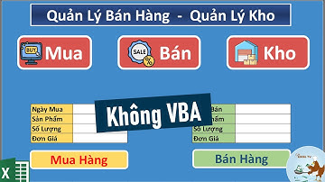 Cách tạo file Excel quản lý bán hàng và quản lý kho hiệu quả (không VBA)