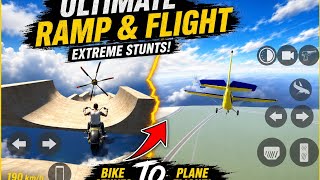 Ultimate Stunt Challenge In Open World Game 🚀🔥 CRAZY BIKE STUNT TO AIRPLANE FLIGHT RKDANCE.11 screenshot 3