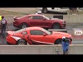 Shelby GT500 Mustang vs Camaro ZL1 1/4 Mile