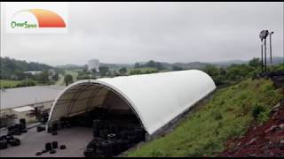 Tire Storage Building by ClearSpan Fabric Structures, Johnson City, TN - 65 x 244