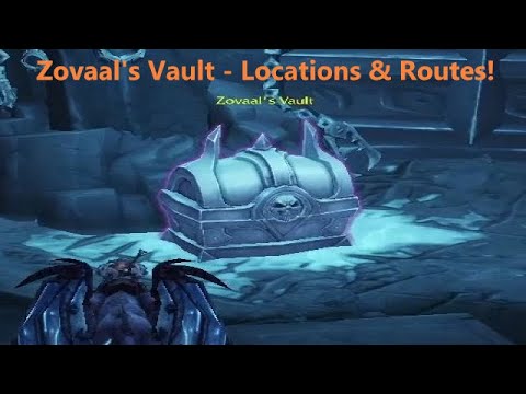 WOW 9.1  - Zovaal's Vault - Both Spawn Locations, Turn in & Routes! (Repaired Rift Key to Maw)