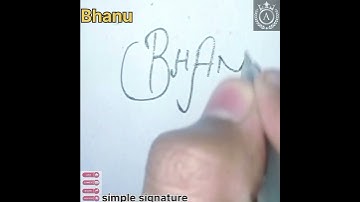 #Bhanu Comment your name for sign. ❤ #shorts #viralshorts #trendingshorts