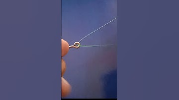 fishing knots - easy way how to tie a hook