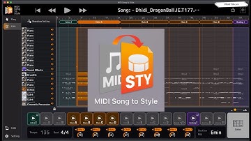 Software / Aplication Yamaha PSRs-PSRsx Midi Song To Style paling mudah (Convert Midi to Style Easy)