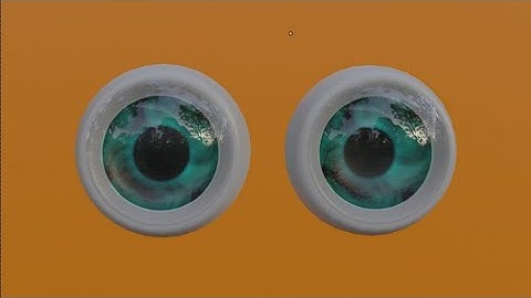 Procedural Eye Modeling Using Texture Nodes in Blender