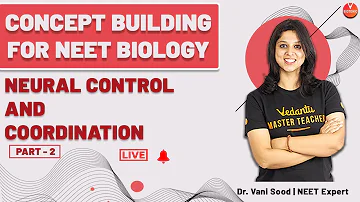 Neural Control and Coordination Part-2 | Class 11 NEET Biology | NEET 2020 | Vedantu