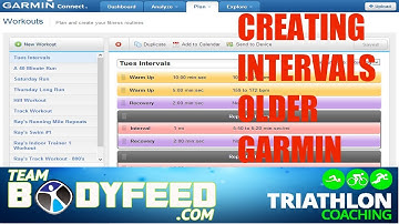 Creating Interval Training on Garmin - BODYFEED TRIATHLON