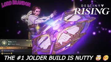 THE # 1 JOLDER BUILD DESTROYS END GAME 😱🔥#destinyrising