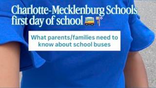 CMS buses roll out for the first day of school
