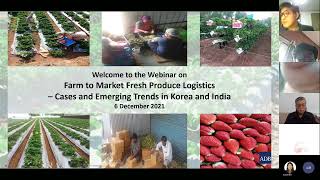 Webinar on Farm to Market Fresh Produce Logistics – Cases and Emerging Trends in Korea and India   6 screenshot 2