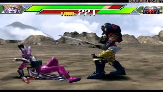 Ninpu Sentai Hurricaneger PS1 (Kirakorone) Battle Mode HD