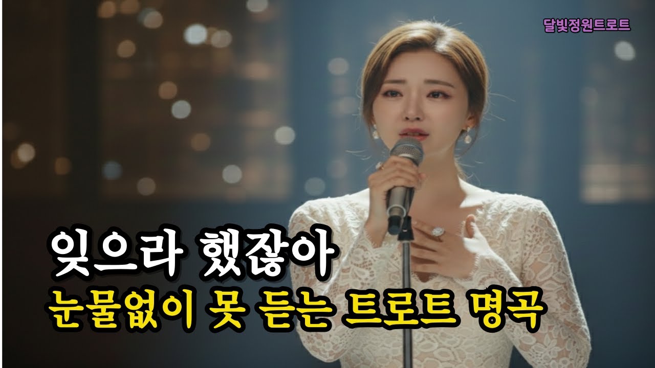 잊으라 했잖아 | 가슴을 파고드는  7080 감성 세미트로트 5곡모음