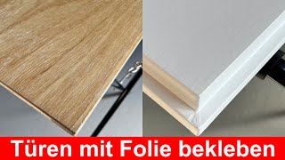 : Klinger-Folien.de | T"ur mit Folie bekleben | T"uren renovieren | T"uren Folieren Anleitung