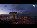 Protests on Champs Elysees continue into night