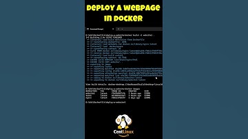 How to Deploy a Webpage in Docker Container