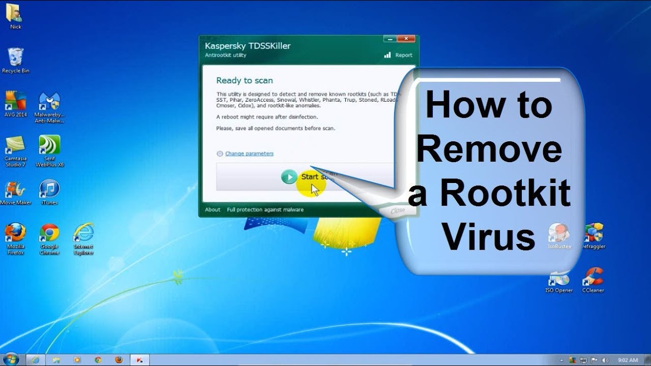 How to Remove a Rootkit Virus - How to Remove Virus from Windows - Free &  Easy - YouTube