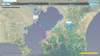 あなたの街が映っているかもー1「フライトシミュレータで千葉上空から東京湾を経て羽田空港の34L に着陸」 screenshot 3