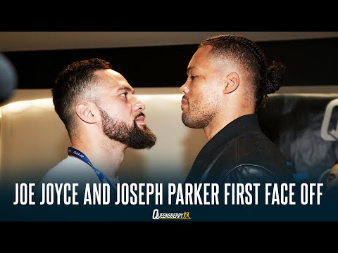 &quot;I&#039;M GONNA SMASH HIM!&quot; | JOE JOYCE AND JOSEPH PARKER SHARE FIRST EVER FACE OFF - INTENSE!