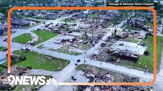 Tornado devastates Greenfield, Iowa, killing multiple people as powerful storms rip through Midwest