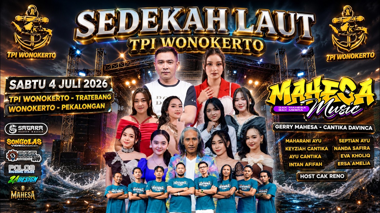 🔴 LIVE MAHESA MUSIC SEDEKAH LAUT TPI WONOKERTO DAN TRATEBANG - PEKALONGAN