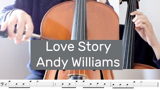 Andy Williams - Love Story Cello Tutorial by Cello Studio